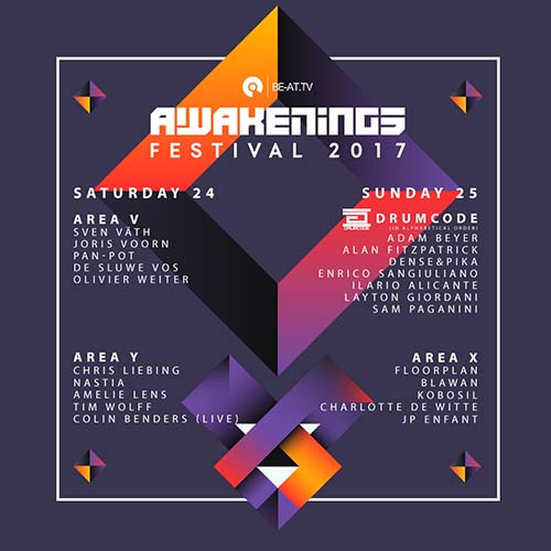Download all Awakenings Festival 2017 Livesets now